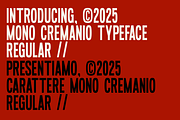 Mono Cremanio Modern Bold Font, a Sans Serif Font by Rasio Studio (Thumbnail 5 of 12)