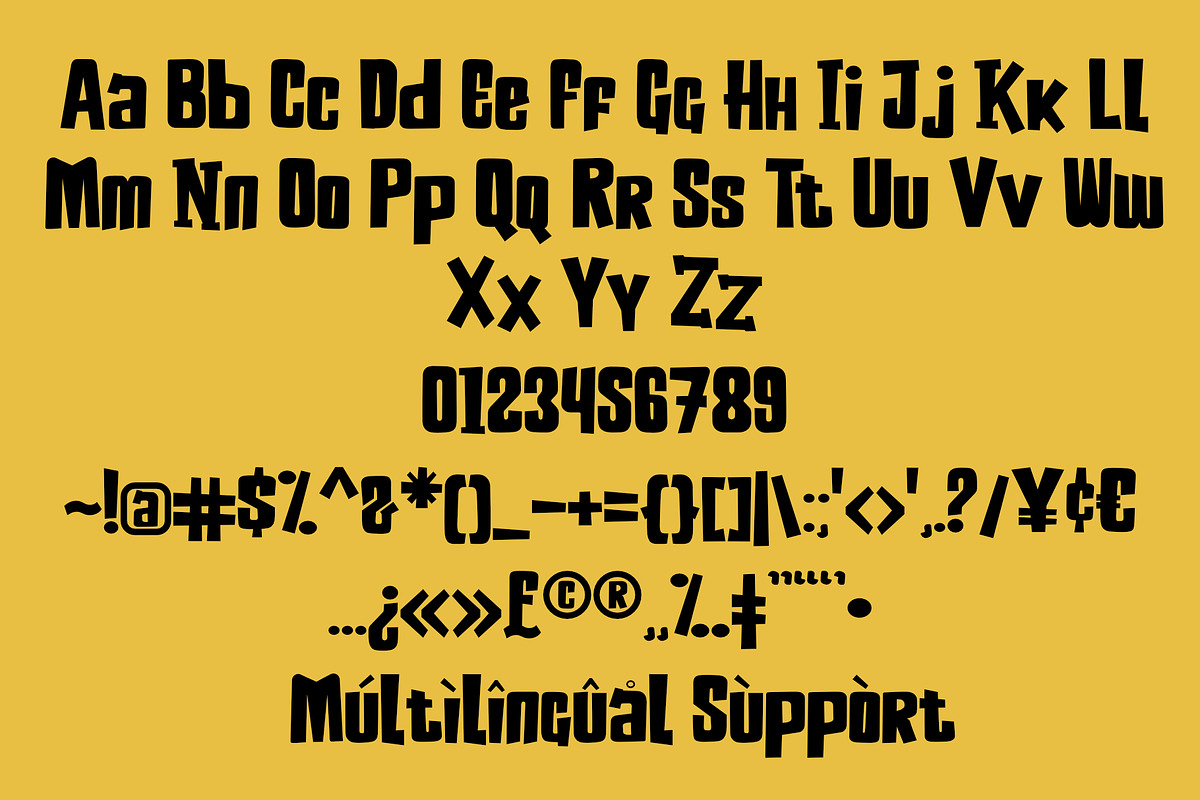 New kids on the Font, a Symbol Font by LetterStock (Photo 5 of 6)