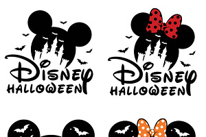 Disney Halloween, Mickey Mouse Svg