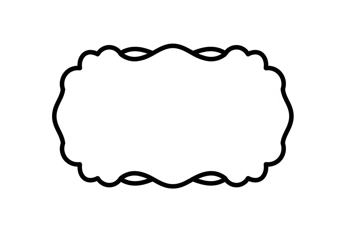 Wavy Scalloped Label Frame Bundle, an Illustration by musafir_fashion (Photo 18 of 51)