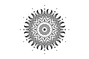 Modern Black and White Mandala Pack, a Decorative Illustration by NJ Himel (Thumbnail 97 of 101)