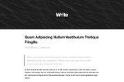 Write, for Kirby 3.× CMS, a Templates & Theme by Starckio (Thumbnail 2 of 4)