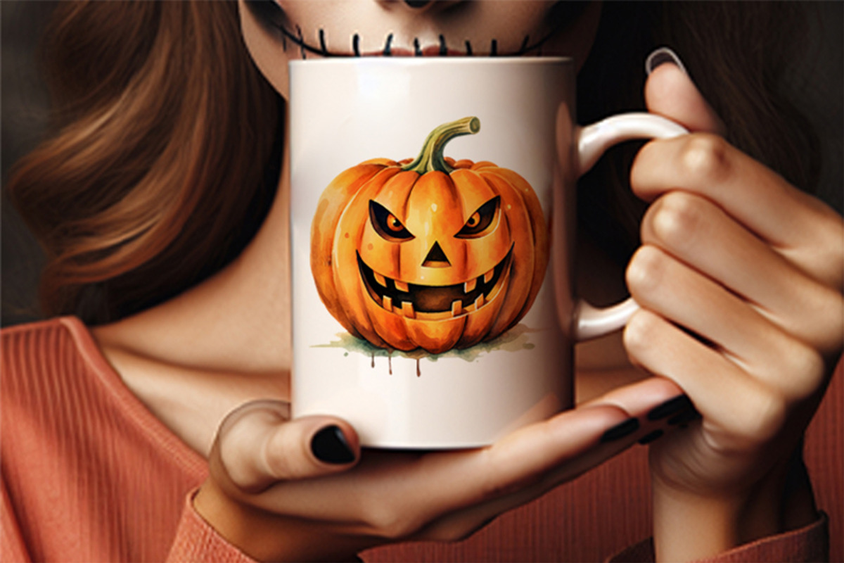 Halloween Jack-o-lantern PNG Bundle, a Seasonal Illustration by Creative Arslan (Photo 7 of 11)