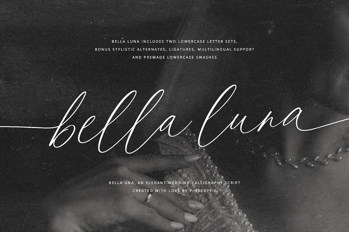 The Wedding Calligraphy Bundle, a Script Font by Pink Coffie (Photo 9 of 10)