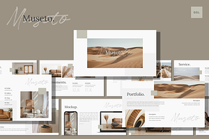 Musetto - Google Slides Template, a Marketing Template by deasign