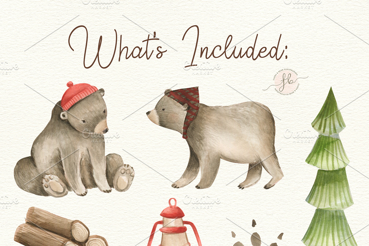 Lumberjack, an Animal Illustration by Flora+Bear (Photo 2 of 7)