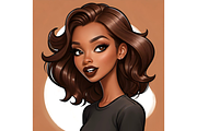 Beautiful bright girls portrait, a Person Illustration by MarisoArt (Thumbnail 12 of 13)