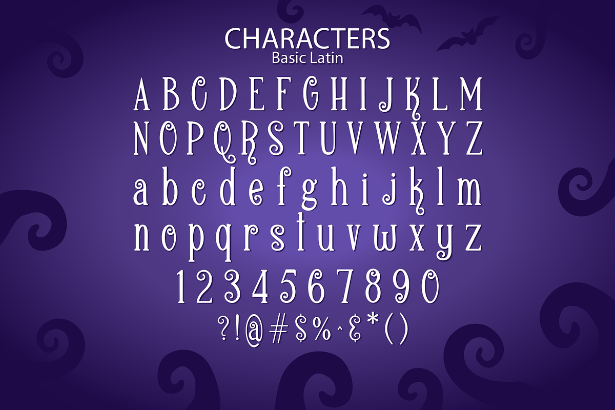 Black Cats and Witches Hats Font Duo, a Serif Font by Amber Nest Design (Photo 5 of 10)