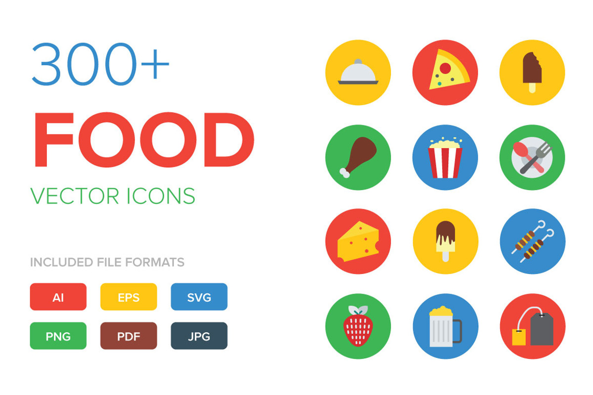 300+ Food Vector Icons