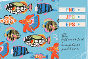 Vibrant fish, an Animal Illustration by Twisted Tail (Thumbnail 2 of 3)