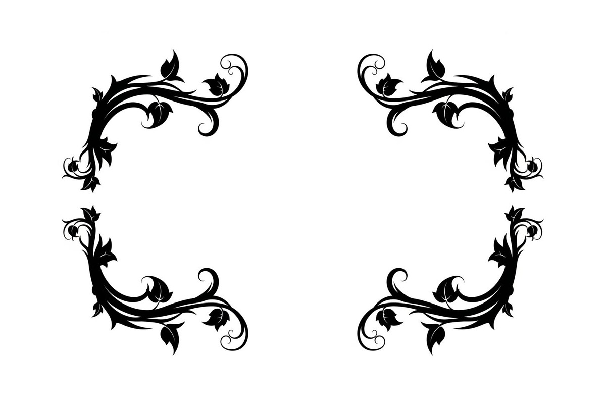 Decorative Nature Frame Silhouette, a Graphic by BIPLOB EXPERT (Photo 10 of 13)