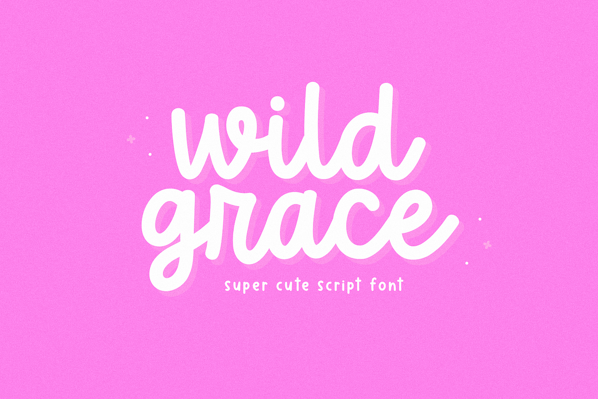 Wild Grace | Cute Script Font, a Script Font by KA Designs (Photo 1 of 10)
