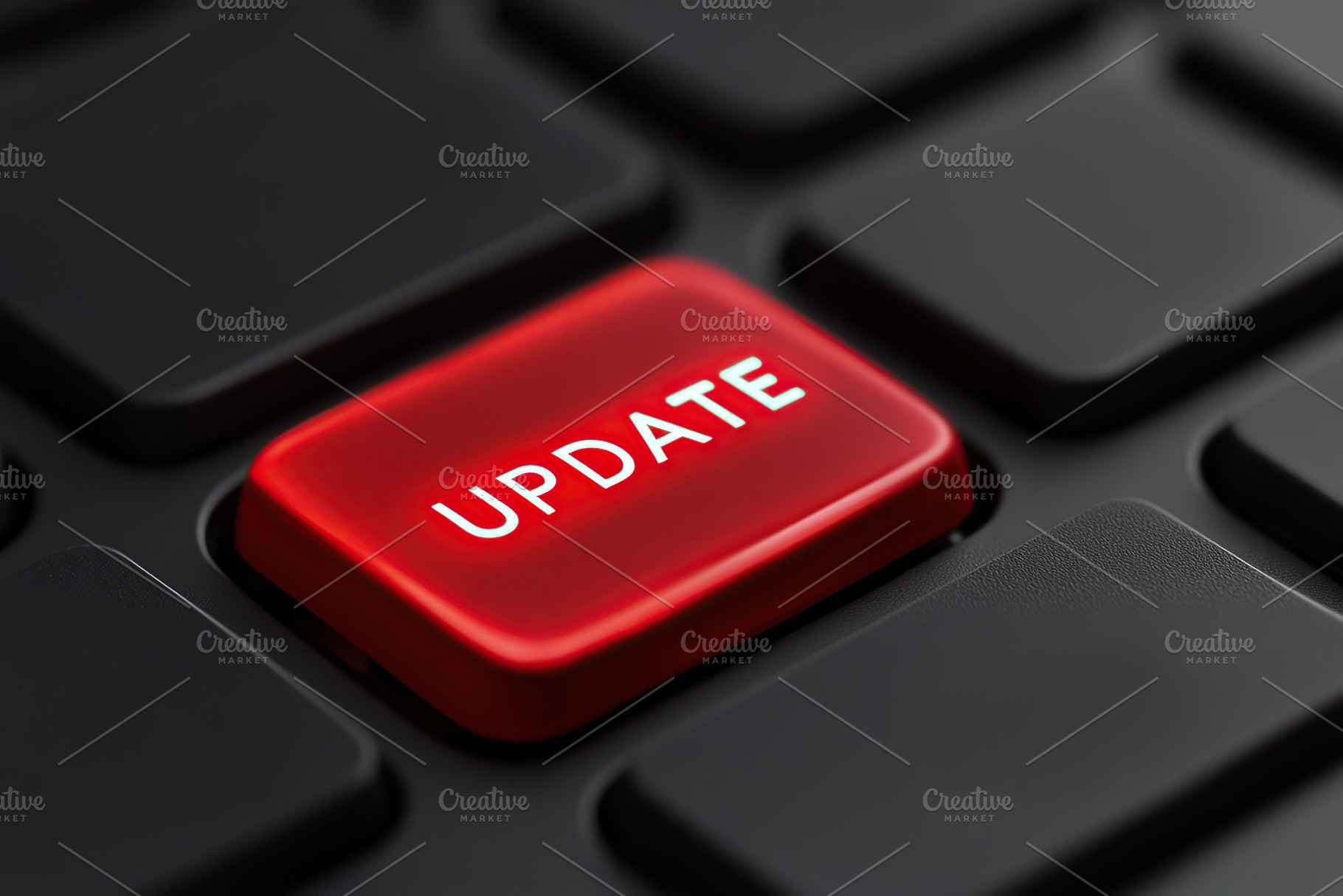 Update button on computer keyboard, a Technology Photo by AlyaAnd