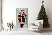 Black Santa Claus in Winter Art, a Holiday Photo by PrintablesByFranklyn (Thumbnail 3 of 7)