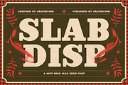 Slabdisp, a Slab Serif Font by graphicook (Thumbnail 1 of 10)