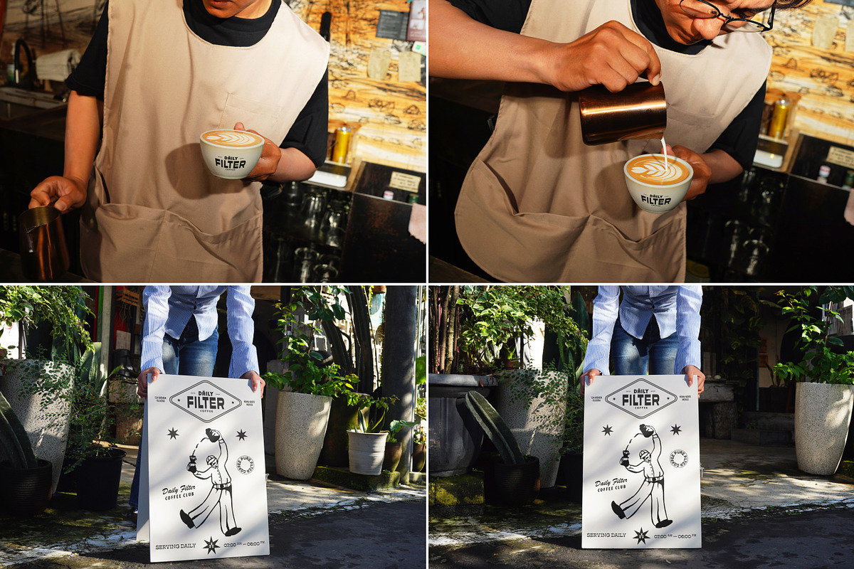 40 Cafe & Coffee Branding Mockups, a Packaging Mockup by Vitora Mockup (Photo 6 of 12)