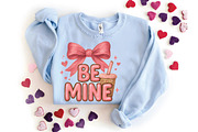 Be Mine Coquette Bow Valentine PNG, an Illustration by DreamPrint404 (Thumbnail 2 of 8)