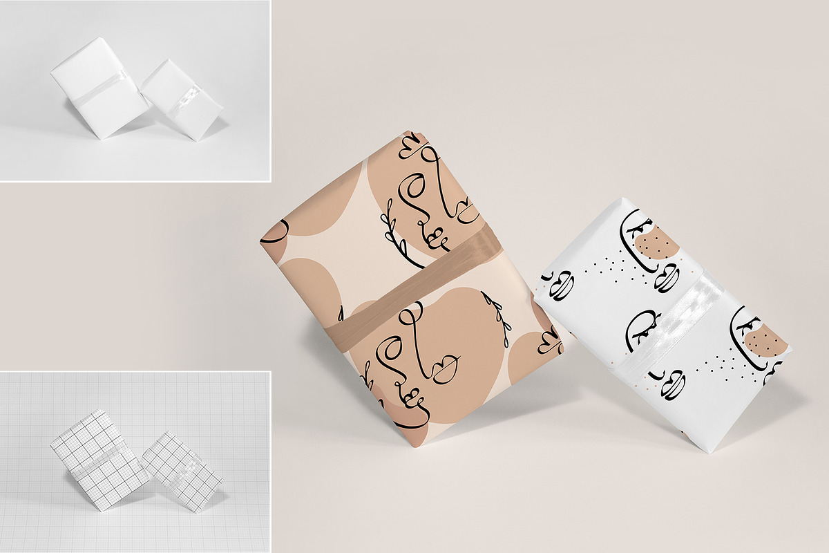 GIFT WRAPPING MOCKUPS | PSD| Layered, a Packaging Mockup by bazarova (Photo 7 of 8)