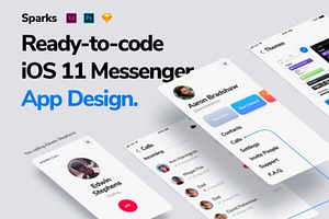 Sparks iOS 11 UI Kit