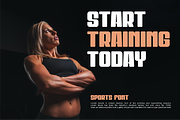 Gymax Sportse, a Sans Serif Font by QR Design Studio (Thumbnail 5 of 7)