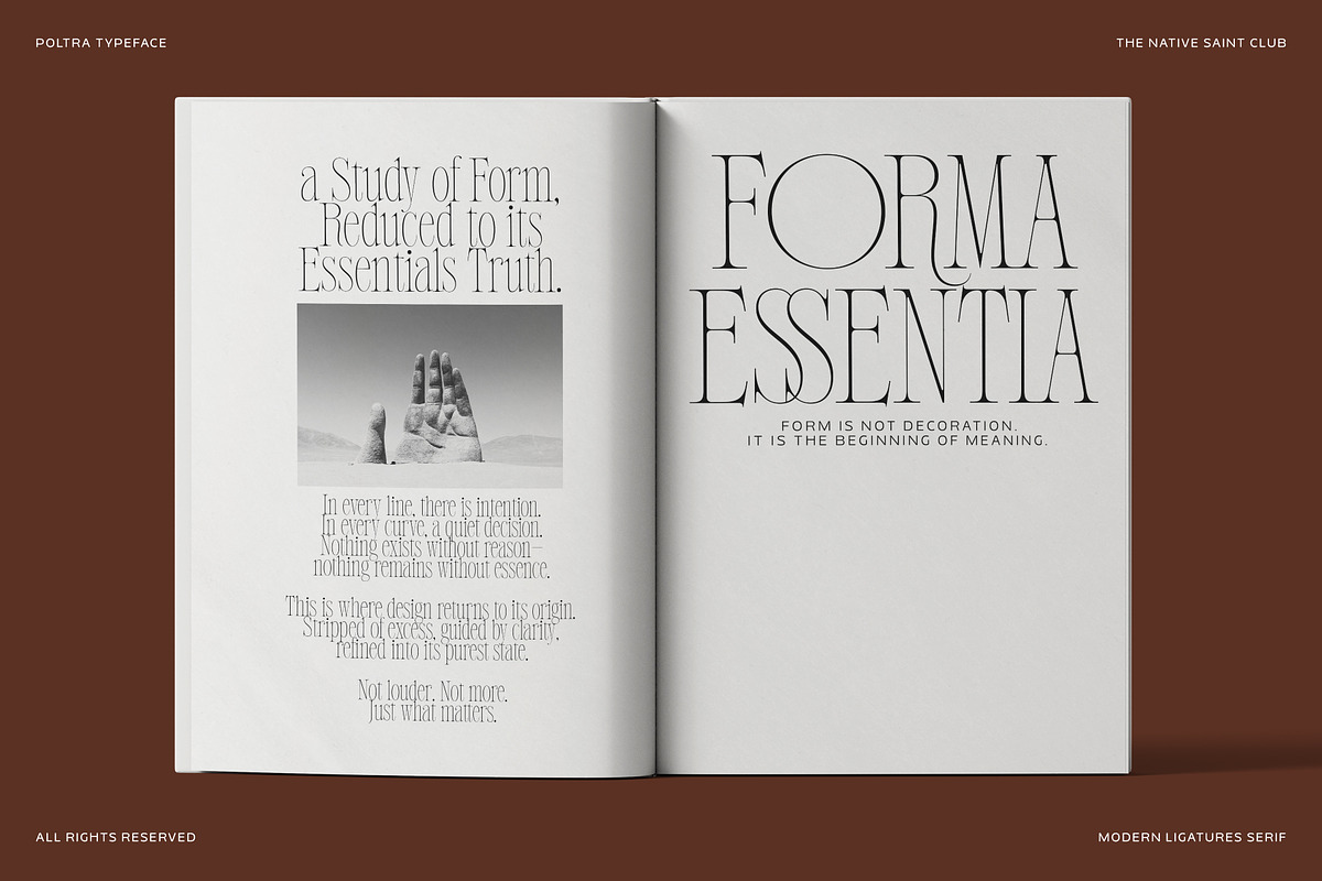 Poltra - Ligature Serif Font, a Serif Font by The Native Saint Club (Photo 10 of 16)