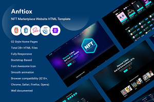 NFT Marketplace Website Template