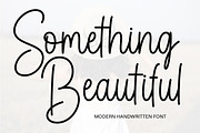 Something Beautiful, a Script Font by DN Creative (Thumbnail 1 of 6)