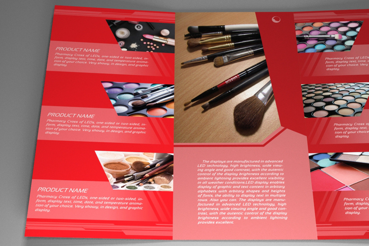 Indesign Brochure A4 red diamond, a Brochure Template by RudanStudio (Photo 6 of 7)
