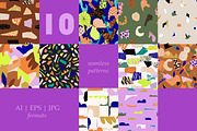 COLLAGE: patterns & cutout elements, an Object Graphic by Lena Nikolaeva (Thumbnail 9 of 15)