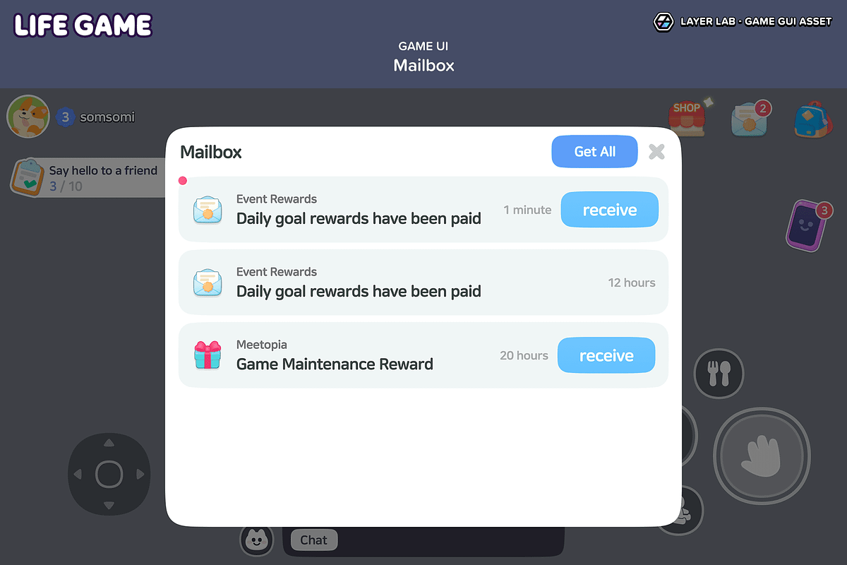 GUI - Life Game, an UI Kit Template by LAYERLAB (Photo 34 of 55)