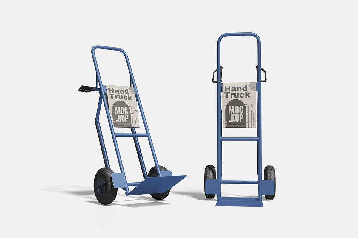Hand Truck Mockup, a Product Mockup by MrLetters (Photo 4 of 5)