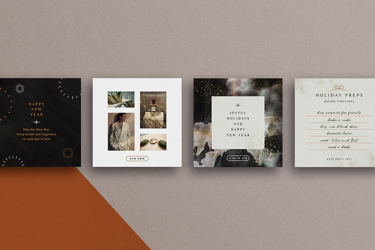 ANIMATED Holiday Instagram Posts, a Social Media Template by Ruby&Heart Studio (Photo 8 of 10)