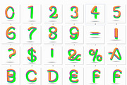 3D Colorful Font, a Serif Font by MRI STUDIO (Thumbnail 5 of 7)