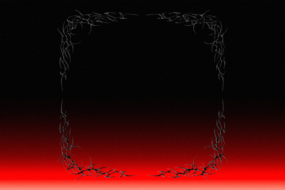 8 Cyber Sigilism Frame, an Object Graphic by BonkiStudio (Photo 5 of 9)