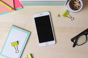 Styled Desktop with iPhone