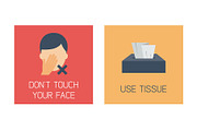 Covid-19 prevention infographic, an Icon by Paper Cards (Thumbnail 5 of 5)