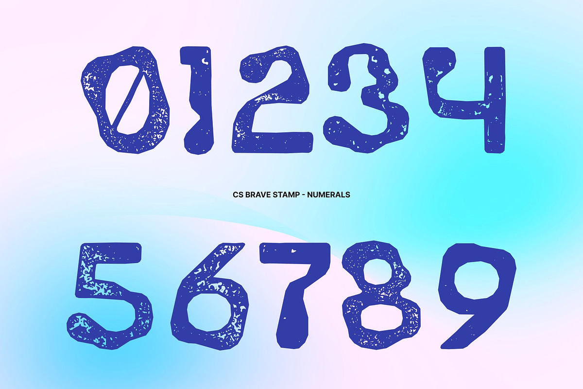 CS Brave Stamp, a Sans Serif Font by Craft Supply Co. (Photo 5 of 8)