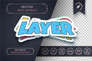 Paper Layer - Editable Text Effect