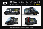 Delivery Van Mockup Set, an Advertising Mockup by ForgeDesign (Thumbnail 1 of 7)