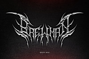 Drawn | Metal Font, a Blackletter Font by WingBuk (Thumbnail 5 of 13)