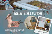 Artist collection. Art supplies, an Illustration by Scarlet Heath Art (Thumbnail 1 of 15)