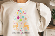 Retro Christmas Hand-drawn PNG, a Graphic by GlitterCraft (Thumbnail 49 of 101)