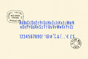 Wild Grain | A Bold Retro Stamp Sans, a Sans Serif Font by Courtney Flannagan Design (Thumbnail 2 of 7)