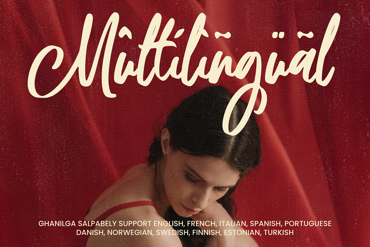 Ghanilga Salpabely Sophisticated, a Handwritten Font by Haps Space (Photo 7 of 9)