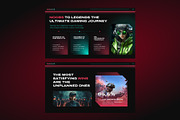 Axion-X Gaming PowerPoint Template, a Presentation Template by Premast (Thumbnail 4 of 5)