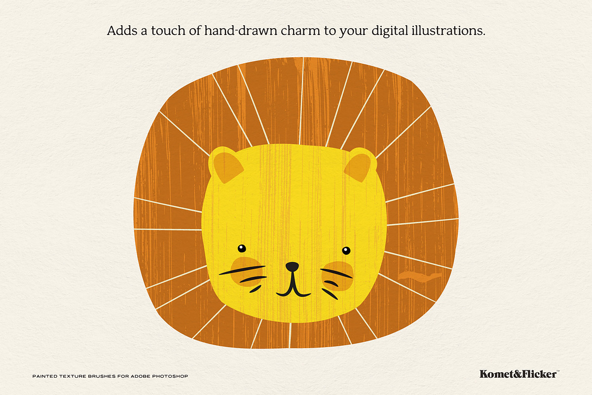 Painted Texture Brushes for PS, a Brush Add-On by Komet & Flicker (Photo 2 of 12)