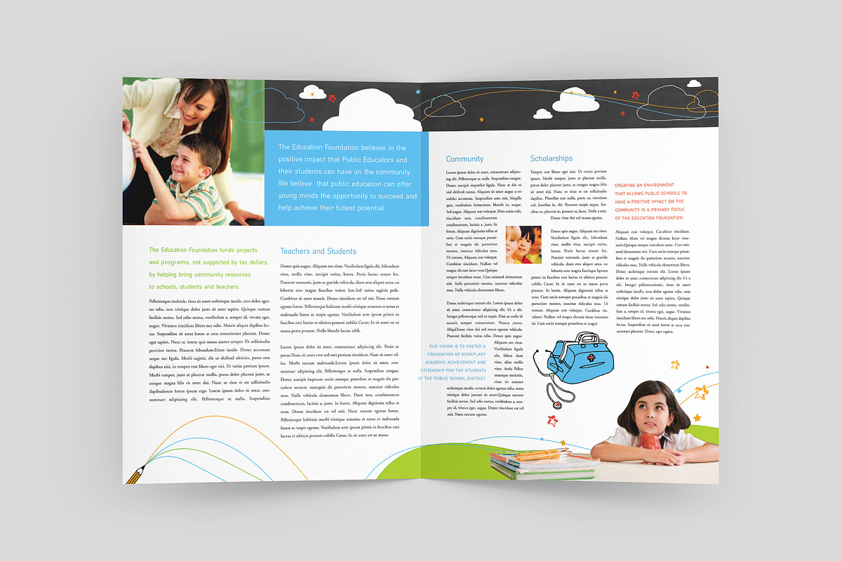 Education Brochure Template, a Brochure Template by StockLayouts (Photo 2 of 4)