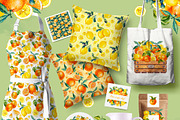 Citrus. Watercolor., a Decorative Illustration by Ekaterina Mikheeva (Thumbnail 6 of 6)