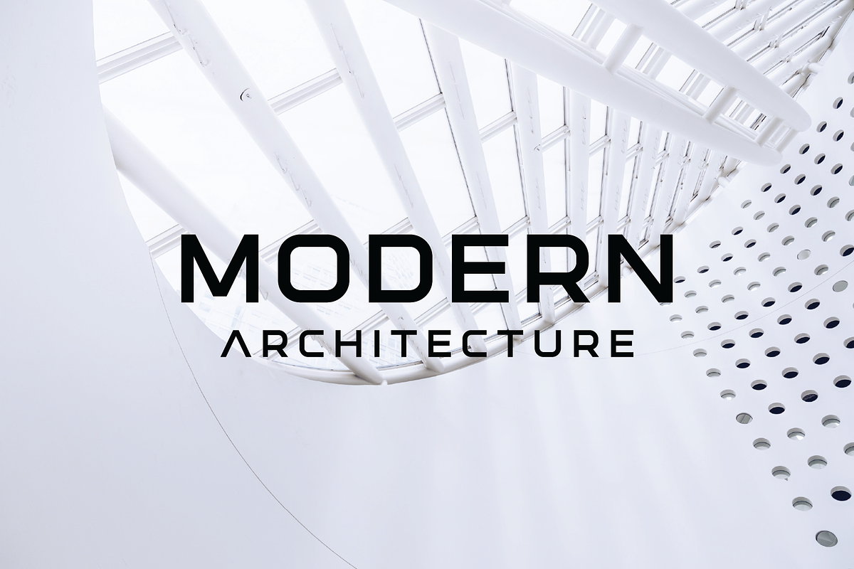 Avec Modern Clean Sci-fi Font, a Sans Serif Font by Ebad Designs (Photo 3 of 6)