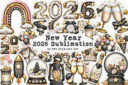 2026 New Year Sublimation, an Illustration by Libby Wishes (Thumbnail 1 of 5)